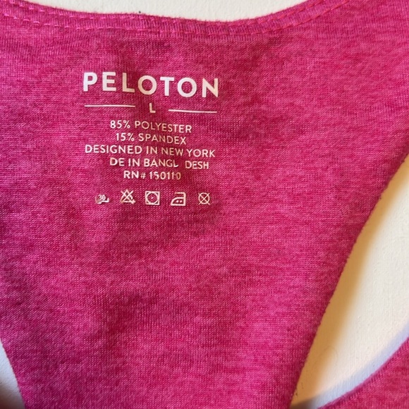 Peloton Fuchsia Racerback Sports Bra - Picture 2 of 4